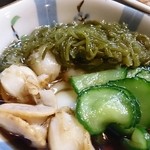 酒房一 - 子柱、メカブの酢の物