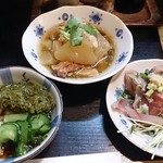 酒房一 - お通し３品
