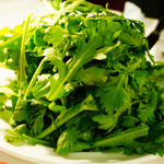 トラットリア グランボッカ - 春菊のサラダ