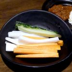 ひで坊 - 野菜スティック￥350　2014.7.1