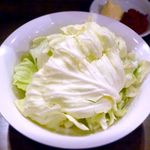 ひで坊 - キャベツ￥250　ポテトサラダ￥400　2014.7.1