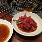 焼肉トラジ - 山形牛ユッケ＼(^o^)／