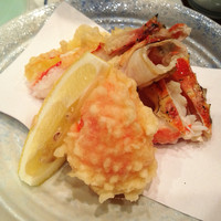 お座敷天婦羅 天政 丸ビル店 - たらば蟹