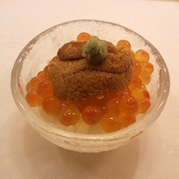 鮨 香坂 - 雲丹といくらのカクテル