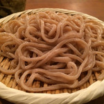 自家製粉石臼挽きうどん 青空blue - 自家製粉粗挽きざるうどん