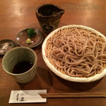 自家製粉石臼挽きうどん 青空blue - 自家製粉粗挽きざるうどん
      