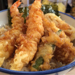 さん天 - 海老天丼390円