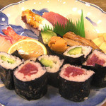 すし一 - 角度を変えて撮影