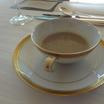 テラコヤ - アラカルトの、トリュフのポタージュ（800円税抜）