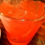 博多こっこ家 - こっこ家 アポロン ブラッドオレンジジュースベースの梅酒です♪ fromグリーンロール