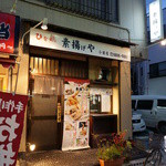 素揚げや - お店は小岩駅から歩いて10分弱