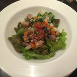フレンチレストラン 神楽坂 ル コキヤージュ - 鴨肉と野菜のマセドワーヌサラダ わさびの香り