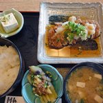 食事処新道 - まぐろカツ定食