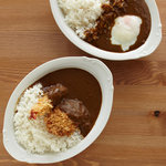 カレーハウス ココット - 温玉にチーズ！各種トッピングあり！