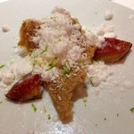 レフェルヴェソンス - シュクレサレの新解釈〜無花果、白味噌とホワイトチョコレートのムース、柚子、ココナッツミルク