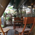 セピアコーヒー - テラス席