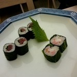 やま中・本店　鮨と日本料理　 - 特選3000円(ランチ)二人前 巻物