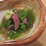 器楽亭 - 和牛イチボのチンジャオロース