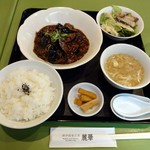 麗華 - ２０１５／１１　おすすめランチ・マーボーなす