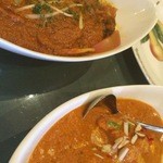 インド料理 ショナ・ルパ - チキン＆マトンカリー（2015年10月20日　ショナルパ）