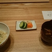 日本料理 e. - 粕漬けと赤出汁
