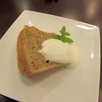 ダイニングカフェ ロッコ - シフォンケーキ（特製デザート）2015.11.02