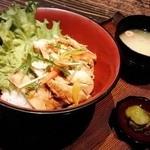 宮崎風土 あっぱれ食堂 - ★みやざき鶏黒コショウ照焼丼