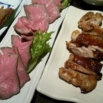 Kido ya - ローストビーフ&鶏塩焼