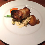 洋食 泉 - 白身魚の包み焼き、カレー風味のソース