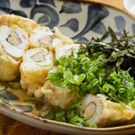 Fried chicken Tempura mentaiko tempura