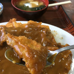 まつもと食堂 - カツカレー！トンカツ二枚！