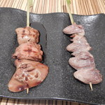 うま翔 - 鶏ハツ・レバ
