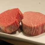 鉄板焼 太朗坊 - 本日の食材：仙台牛フィレ