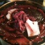 桜なべ　みの家 本店 - 味噌がたっぷりと