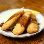 富士屋本店 - ハムカツ