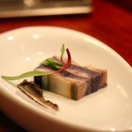ラパルタメント ディ ナオキ - 秋刀魚と紫芋のテリーヌ