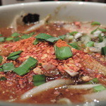 カラシビつけ麺　鬼金棒 - つけ汁　アップ