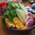 しお津 - 鴨と水菜の小鍋の具