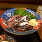 Iso haru - 定食　大浜のイワシの刺身