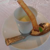 シェ・モンピエール - かぼちゃの冷製スープ