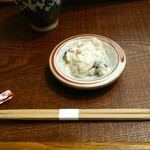 浅草じゅうろく - お通しの白和え