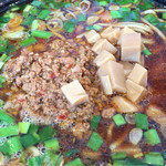 麺や マルショウ - たっぷりひき肉