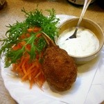 ゆたか - 蟹ツメのフライ　タルタルソース添え
