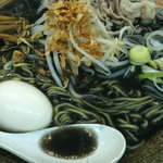 覆麺 智 - イカスミラーメン　2010GWスペシャル