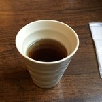 そば遊歩 - まずはお茶が