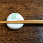 そば遊歩 - これがマイレビさんお好みのお箸かぁ