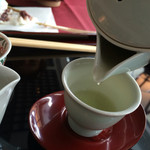 ふれんち茶懐石 京都福寿園茶寮 - 玉露をドリップ