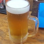 食事処いしざわ - ビールで乾杯です