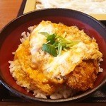 Kagonoya - 選べるランチ(麺道楽)ミニかつ丼アップ