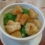 龍袍湯包 - 揚げ野菜スープ 2015年11月